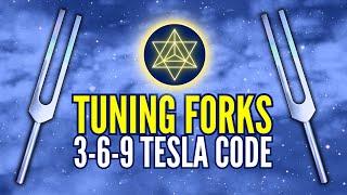 369 Hz + 396 Hz + 639 Hz + 963 Hz Tuning Forks | Nikola Tesla's 3-6-9 Secret Code