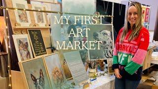 MY FIRST ART MARKET, PREPARATION AND WHAT I WOULD DO DIFFERENTLY NEXT TIME | Alex Goddard Art