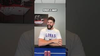 Poker is NOT easy  #fyp #comedy #poker #pokerstars #texasholdem #gambling #casino #sethypoker