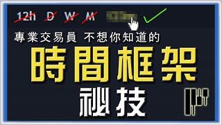 ░ 進階 技術分析教學░ 多時間框架分析 詳細教學｜找出最適合你交易的市場週期 #Multi-timeframe analysis #大戶思維 #裸K