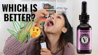 Full Spectrum Hemp Oil vs CBD oil + mini caretaker yoga vlog 