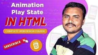 animation play state property in css | css animation tutorial in hindi