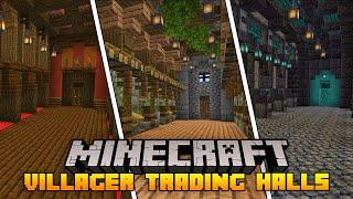 10 Minecraft Villager Trading Hall Designs