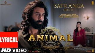 ANIMAL: SATRANGA (Lyrical Video) Ranbir K,Rashmika|Sandeep|Arijit,Shreyas,Siddharth-Garima|Bhushan K