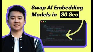 How to Swap AI Embedding Models in 30 Seconds (No Code Changes!)