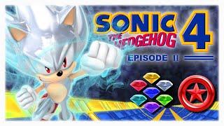 Sonic 4 Episode II: Hyper Sonic 100% Playthrough (All Chaos Emeralds & Red Rings)