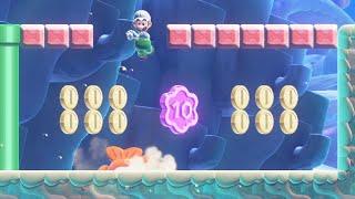 Leaping Smackerel: All Purple Coins, Wonder Seeds 100% Walkthrough *Super Mario Bros Wonder*