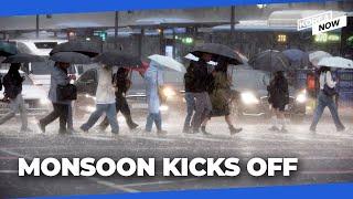 Heavy downpours hit most regions of S. Korea