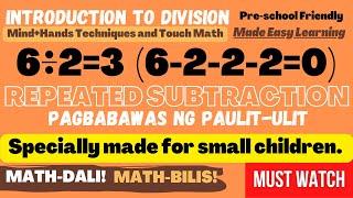 DIVISION: REPEATED SUBTRACTION Method | Kids Can Tell