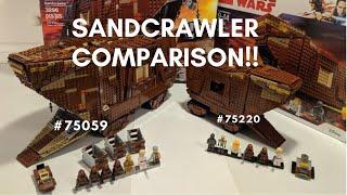 Lego Star Wars Sandcrawler comparison video! (2014)(2018)