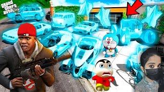 Franklin Becomes Ghost Buster & Collecting Crused Cars - GTA 5