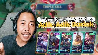 Sudah Saatnya Fanny Dwi Woii Menggendong Para Adik-Adik Badak  - Mobile Legends