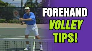 Tennis - Make A Target To Improve Your Forehand Volley | Tom Avery Tennis 239.592.5920