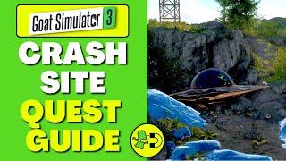 Goat Simulator 3 Crash Site Secret Event Mornwood Falls Guide