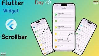 Flutter Scrollbar Widget | How to Add Scrollbar in Flutter | Scrollbar Widget in Flutter!