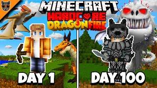 I Survived 100 Days as a DRAGON TAMER in Minecraft...