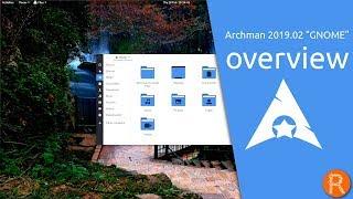 Archman 2019.02 "GNOME" overview | Fast, visual, stable and easy.