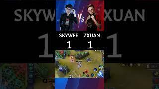 SKYWEE vs ZXUAN (Zilong vs Fanny)  #zxuan #mlbb