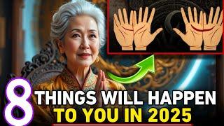 If You Have a CRESCENT MOON and the Letter M on Your Palm, 8 Things Will Happen in 2025! Must Watch