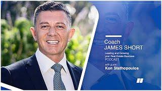 Coach James Short  with   Kon Stathopoulos