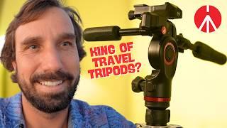 BEST Travel Tripod for VIDEO CREATORS? Manfrotto Befree 3-Way Live Advanced - Unboxing & Review