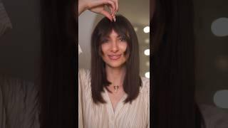 Хватит ненавидеть свою челкуСамый рабочий способ #hair #hairtutorial #укладкаволос #прически