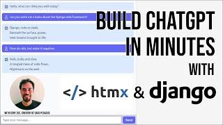 Building a streaming ChatGPT clone, with Django, Channels, and HTMX