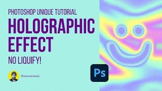 Photoshop Holographic Effect Unique Tutorial