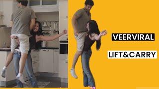 Tall Woman Lift and Carry Man |women Lift carry Man |LIFT AND CARRY |LIFTCARRY |VEERVIRAL #veerviral