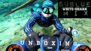 Rich Aloha ~ U N B O X I N G ~ Futuristic Tech #SUBLUE White-Shark Mix Underwater Scooter!