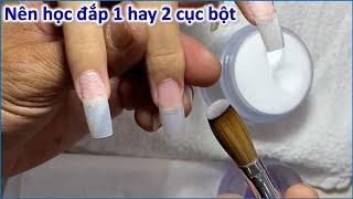 Nên học đắp bột 1 cục hay 2 cục cho người mới | Nguyễn Tuấn