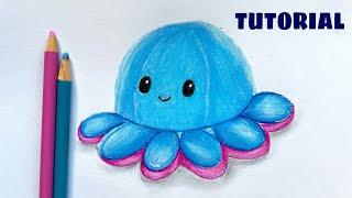 How To Draw a Octopus Plush | Color Pencil Tutorial