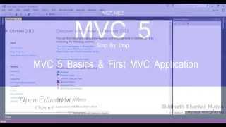 ASP.NET MVC 5 Step By Step - Part 1 - Basics and First Application