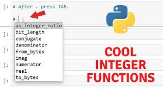 Integer Functions in Detail || Python for Beginners