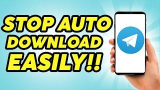 How to Stop Auto Download in Telegram - 2024