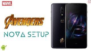 OnePlus 6: Avengers Special Edition Nova Setup ft. android organisation