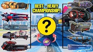  UPDATED ALL HEAVY WEAPONS TOURNAMENT 1VS1 || WAR ROBOTS COMPARISON WR ||