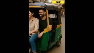 Anushka Driving Auto  in Mumbai Streets  | Virat Backseat Navigator  | Must Watch #Shorts
