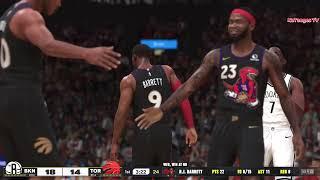 NBA BROOKLYN NETS  vs TORONTO RAPTORS  GAMEPLAY PS5 UHD