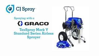 Spray testing Carboline A/D Firefilm III using a Graco TexSpray Mark V with CJ Spray