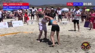 SPITERI CHLOE (GBR) Vs ISMAGULOVA AIZWAN (KAZ). Beach Wrestling WOMAN STYLE FW Finale 60Kg