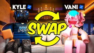 WE SWAPPED ROBLOX ACCOUNTS TO TROLL OUR FANS...