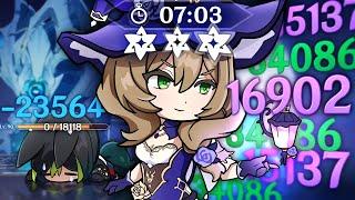 I Maxed out Lisa to Finally 36 Star Abyss on my Cursed Alt Account