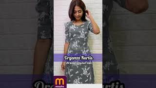 Meeshi organza Kurtis haul | letest kurti | #kurtireview #meesho #trending #viral #messhoreview