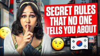 Korea's SECRET UNWRITTEN RULES That Nobody Tells You!