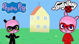 Peppa Pig and George became Ladybug and Cat Noir‍⬛ in Avatar World!