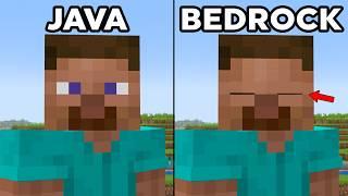 Java vs Bedrock things but it gets increasingly weirder