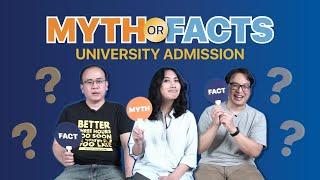 FACT OR MYTH ON UNIVERSITY ADMISSION || MENTOR DOING THINGS