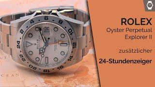 Zusätzlicher 24-Stundenzeiger | Rolex Oyster Perpetual Explorer II | ARMBANDUHREN - Magazin