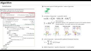 [Paper Review] The detail algorithm of 3D Gaussian Splatting